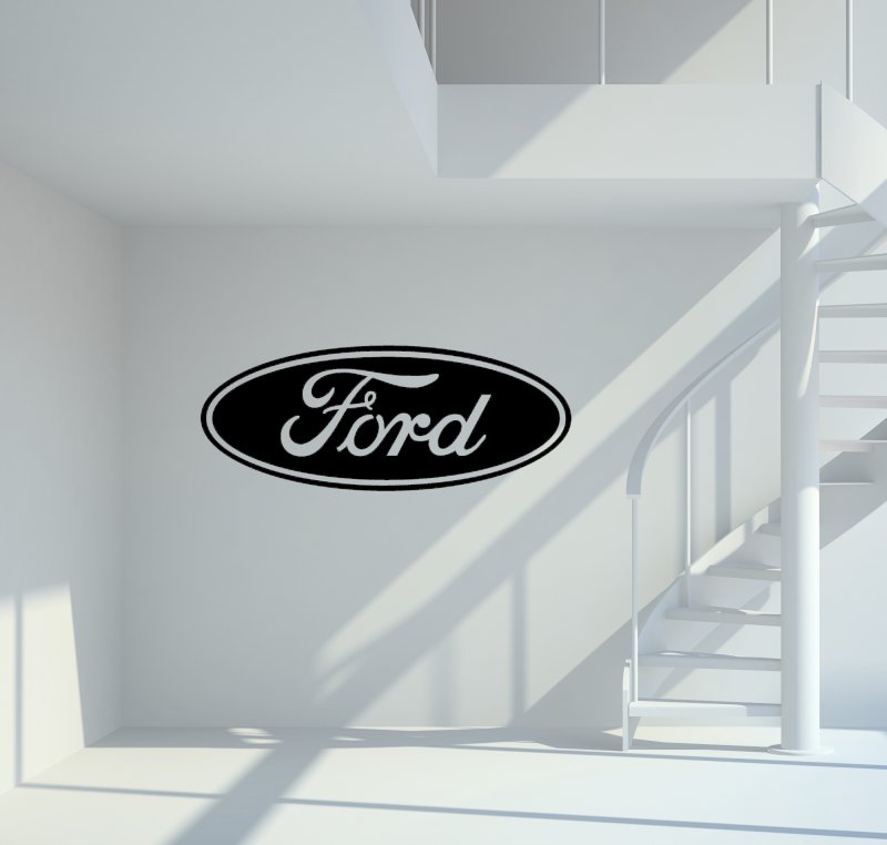 13112 Ford Logo Wandtattoo